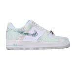 Nike Air force 1 White Green Blue