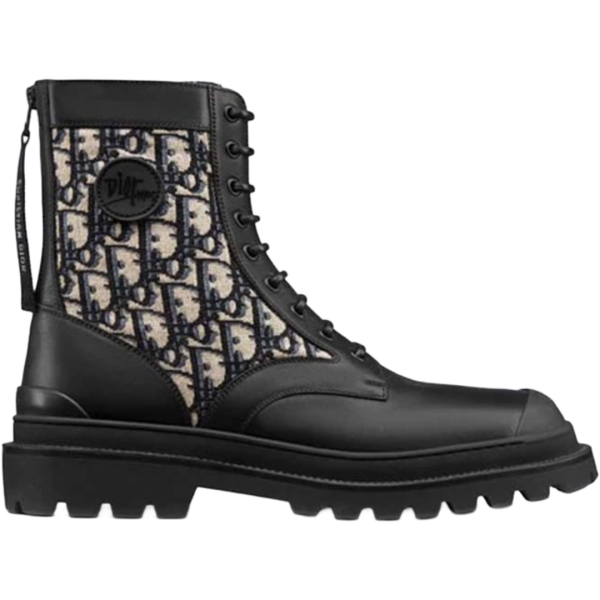 Dior Jacquard Black Smooth Calfskin