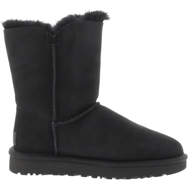 Ugg Short Bailey Button II Suede Sheepskin