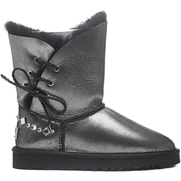 UGG BLACK SHEEPSKIN WARM WINTER