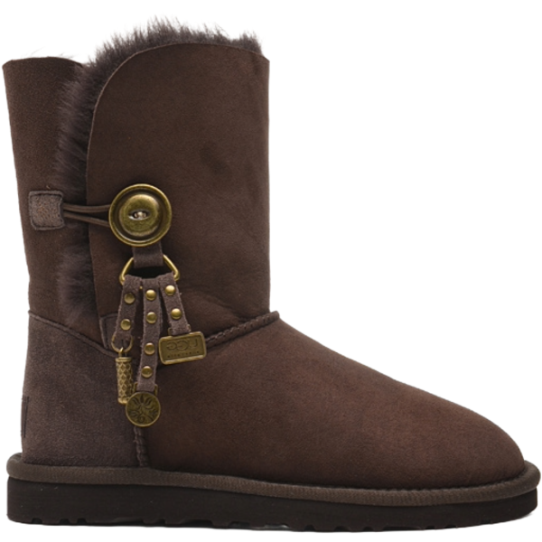 UGG Bailey Button Azalea Chocolate