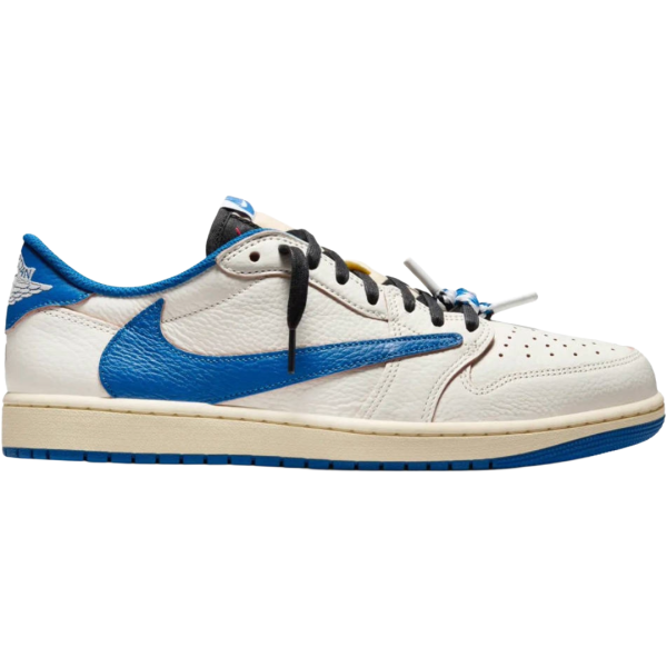 Fragment Design  Air Jordan 1 Low OG White Blue