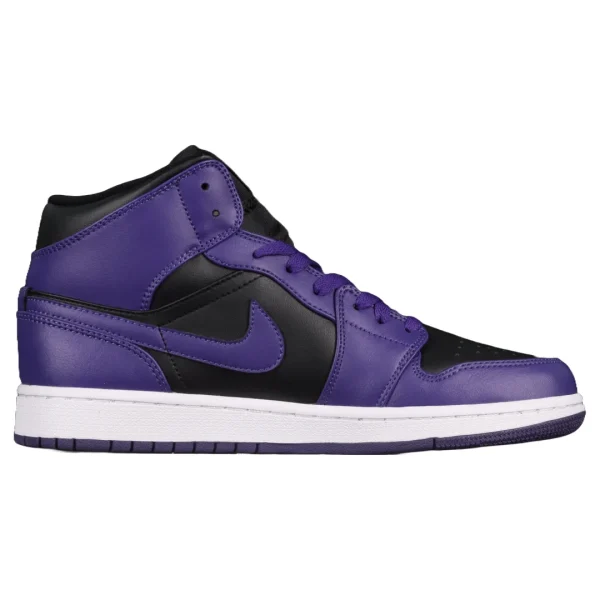 Air Jordan 1 Mid Purple Black