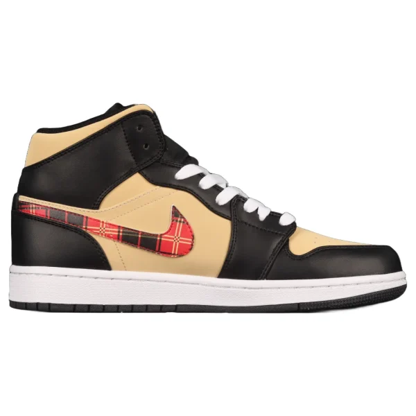 Air Jordan 1 Mid Tartan Swoosh