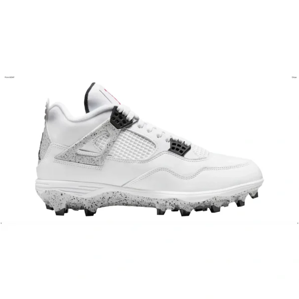 Air Jordan 4 Retro TD Cleat White Cement