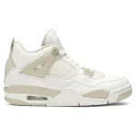 Air Jordan 4 Retro White And Beige