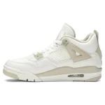 Air Jordan 4 Retro White And Beige - Afbeelding 4