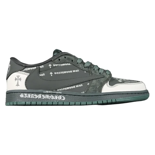 Air Jordan Low 1 x Travis Scott Olive Print