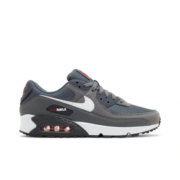 Air Max 90 Iron Grey University Red