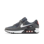 Air Max 90 Iron Grey University Red - Afbeelding 2