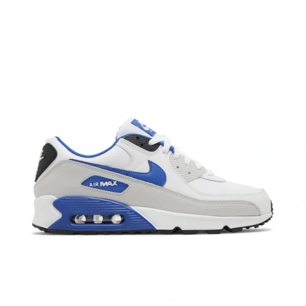Air Max 90 Leather White Game Royal