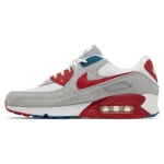 Air Max 90 Smoke Grey/Gym Red - Afbeelding 3