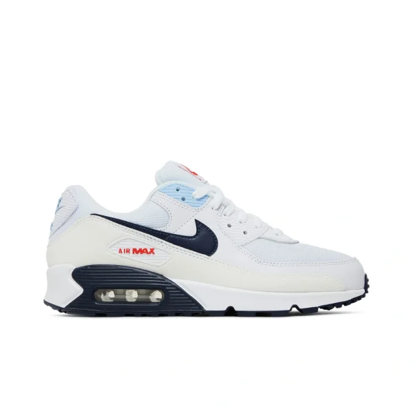 Air Max 90 White Midnight Navy