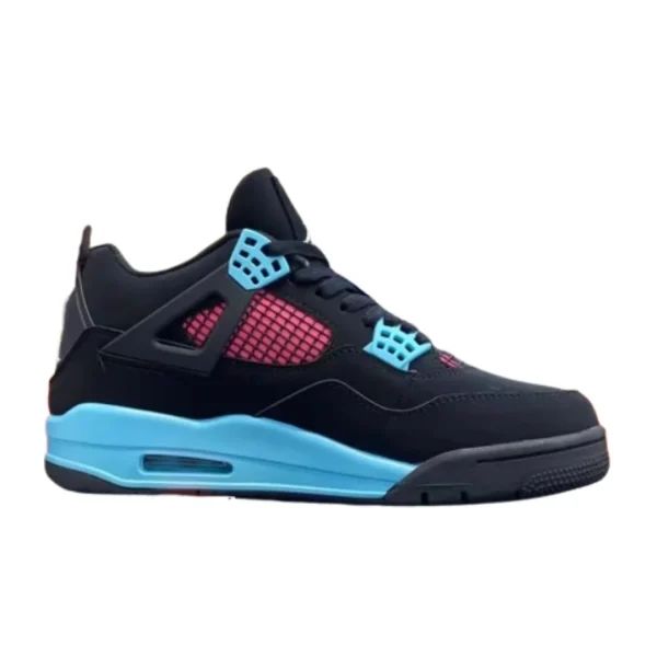 Nike Air Jordan 4 Blue And Black