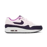 NIKE AIR MAX 1 LIGHT SOFT PINK GRAND PURPLE SNEAKERS