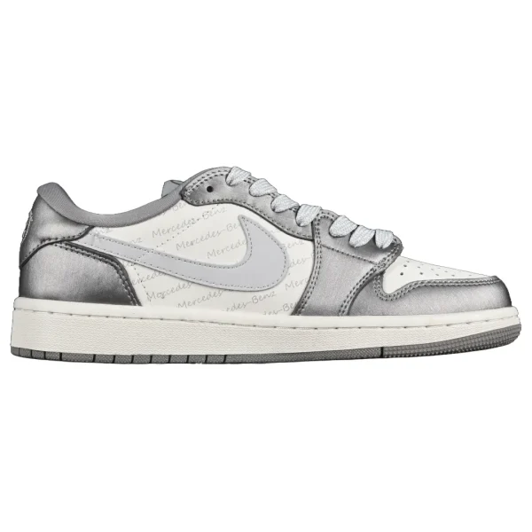 Nike Jordan 1 Retro Low OG ''Metallic Silver