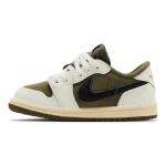 The Travis Scott x Air Jordan 1 Retro Low OG SP TD 'Reverse Olive / Medium Olive' - Afbeelding 3