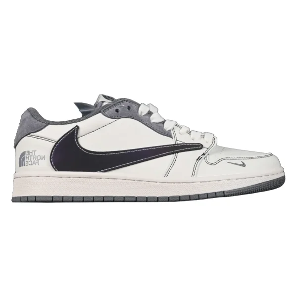 Travis Scott AJ1 Low x Stussy 'Silver