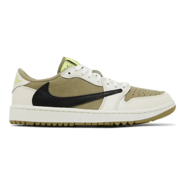 Travis Scott x Air Jordan 1 Low Golf 'Neutral Olive'