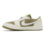 Travis Scott x Air Jordan 1 Low Golf 'Neutral Olive' - Afbeelding 3