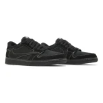 Travis Scott x Air Jordan 1 Retro Low OG SP 'Black Phantom' - Afbeelding 2