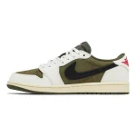 Travis Scott x Air Jordan 1 Retro Low OG SP 'Reverse Olive / Medium - Afbeelding 3