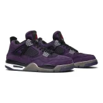 Travis Scott x Air Jordan 4 Retro 'Purple Suede - White Midsole' Friends & Family - Afbeelding 2