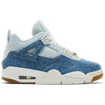 Wmns Air Jordan 4 Retro TEX Worn Blue Denim