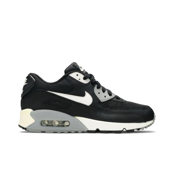 Wmns Air Max 90 Essential Black Wolf Grey